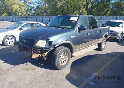 2002 Ford F-150 Lariat/Xlt из США, поврежденный, VIN 1FTRW08L12KB74302